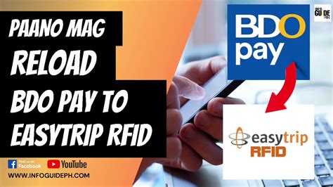 how to reload easytrip|How to load Easytrip RFID using BDO Online .